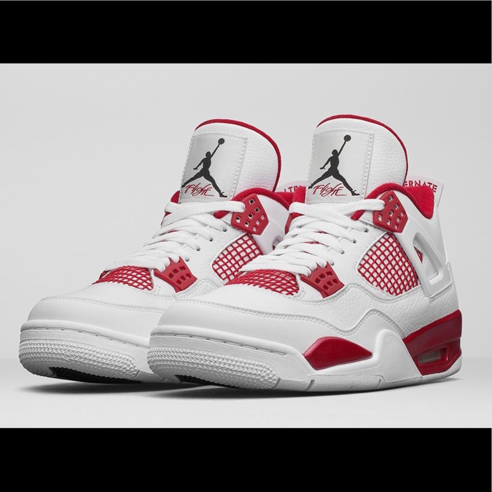 Red & White Jordans